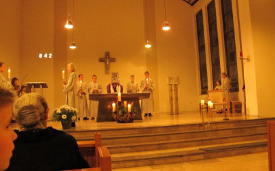 Messdienerneuaufnahme in St. Mauritius
