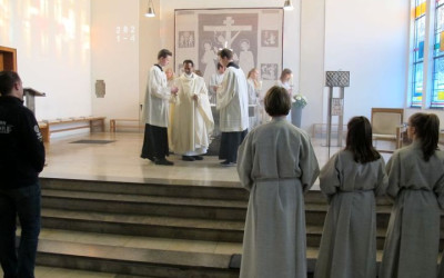 Messe vom letzten Abendmahl in St. Mauritius und anschließendes Beisammensein im Pfarrheim