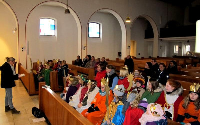 Sternsinger und Neujahrsempfang in St. Mauritius